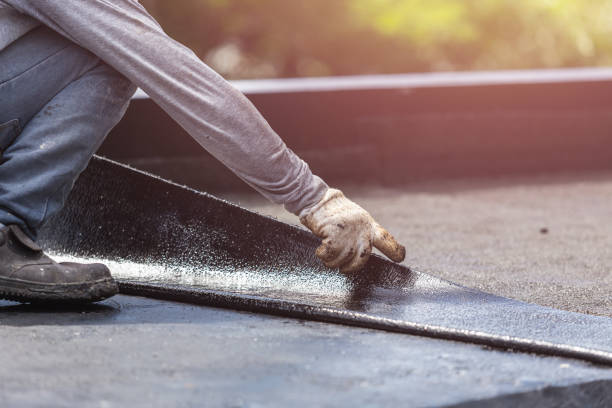 Professional Basement Waterproofing technician working in Kingsford Heights, IN